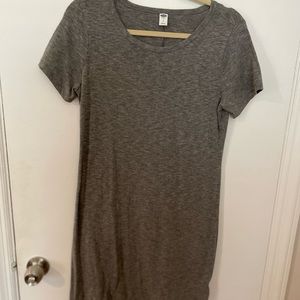 Old Navy Tshirt Dress Gray